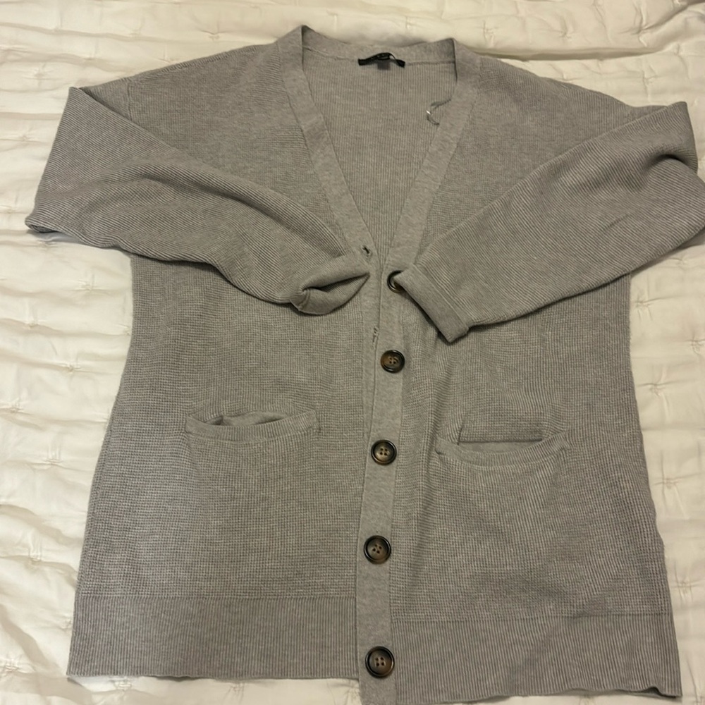 Grey cardigan, sz L